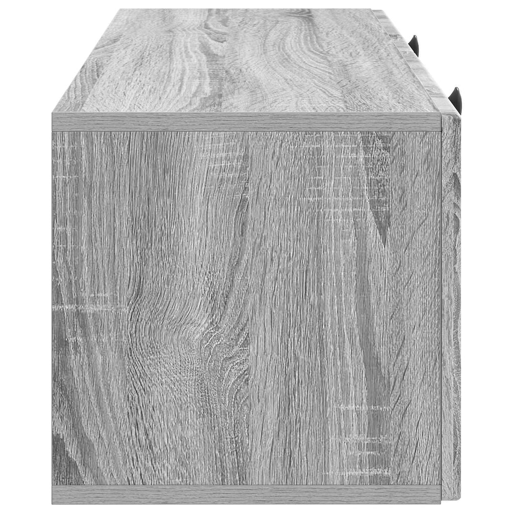 vidaXL Szafka RTV montowana na ścianie Szary Sonoma 78,5 x 31 x 30 cm