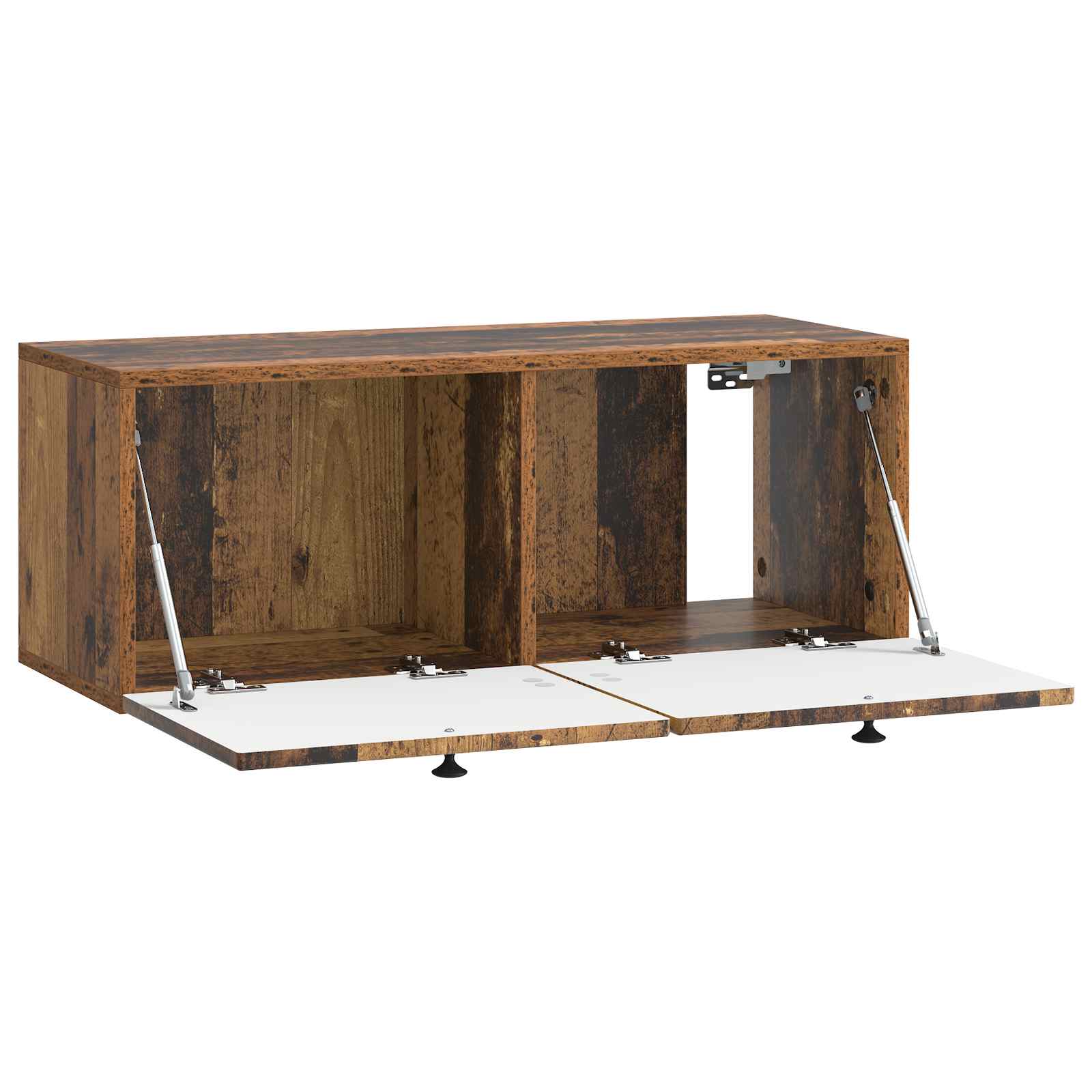 vidaXL Szafka RTV montowana na ścianie Stare drewno 78,5 x 31 x 30 cm