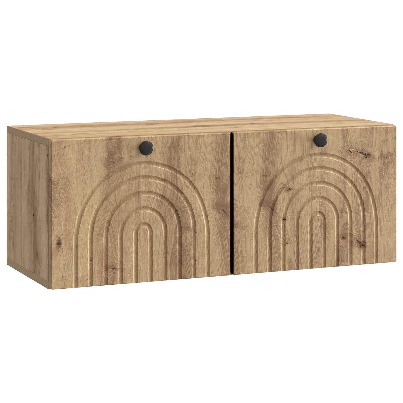 vidaXL Szafka RTV montowana na ścianie 78,5 x 31 x 30 cm Dąb artisan