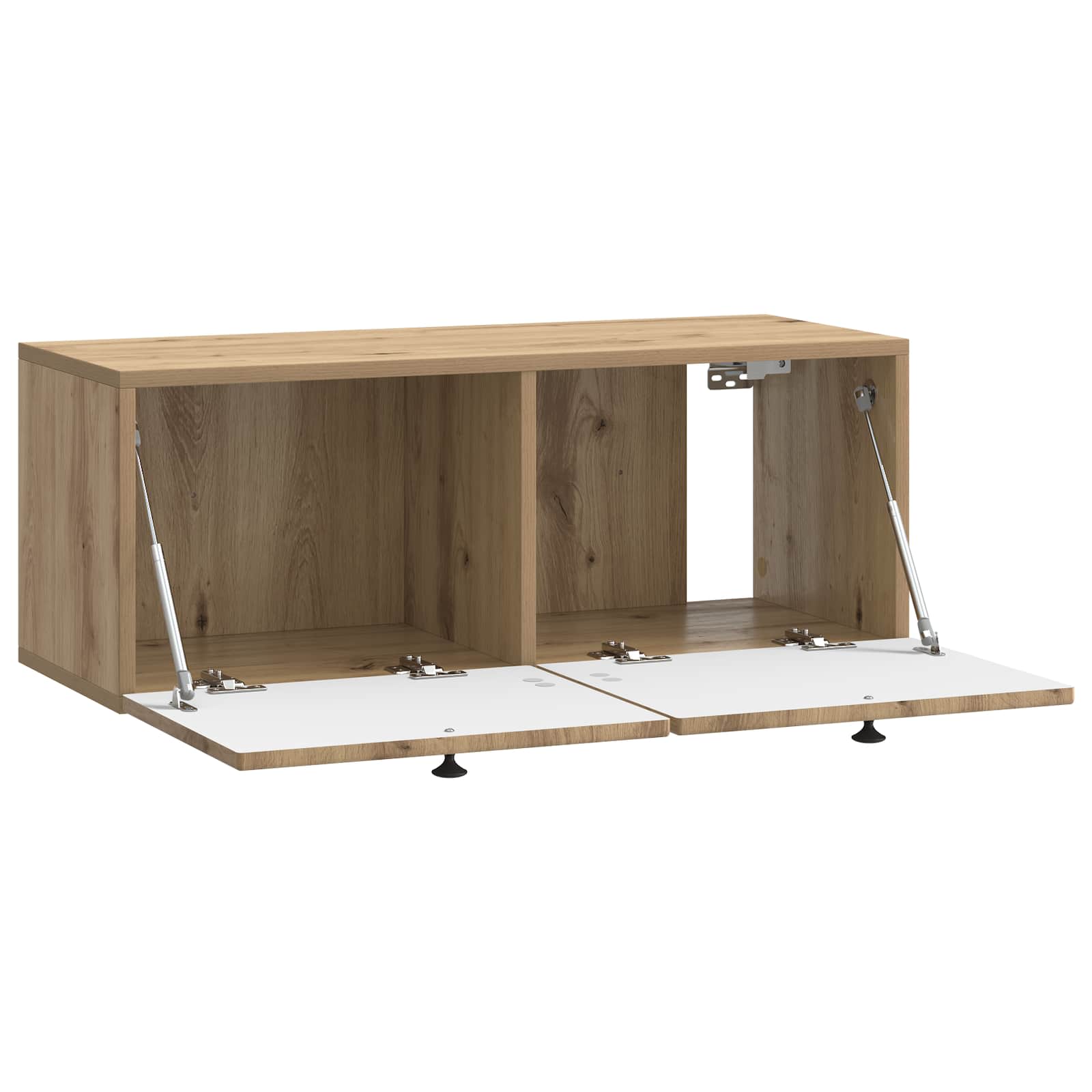 vidaXL Szafka RTV montowana na ścianie 78,5 x 31 x 30 cm Dąb artisan