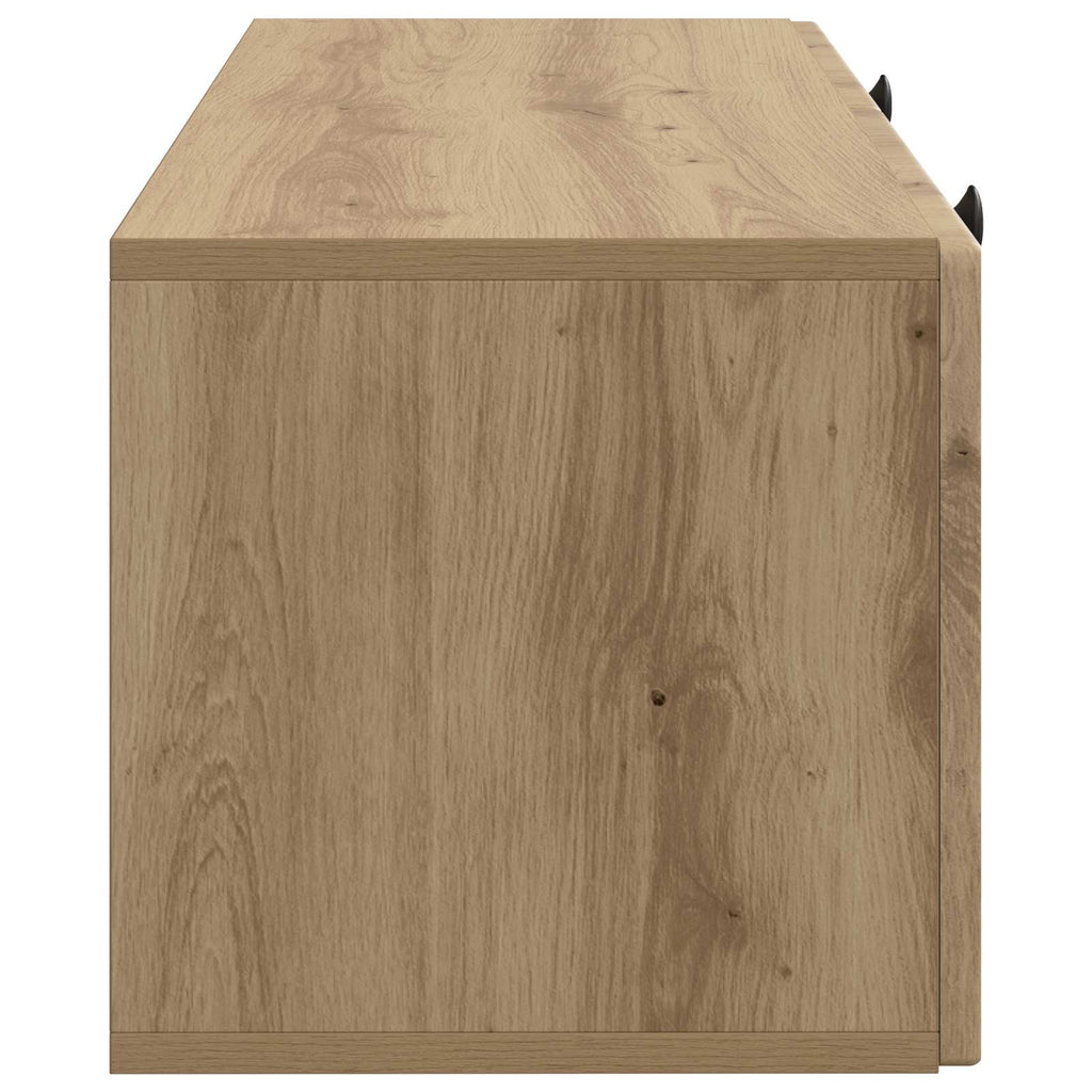 vidaXL Szafka RTV montowana na ścianie 78,5 x 31 x 30 cm Dąb artisan