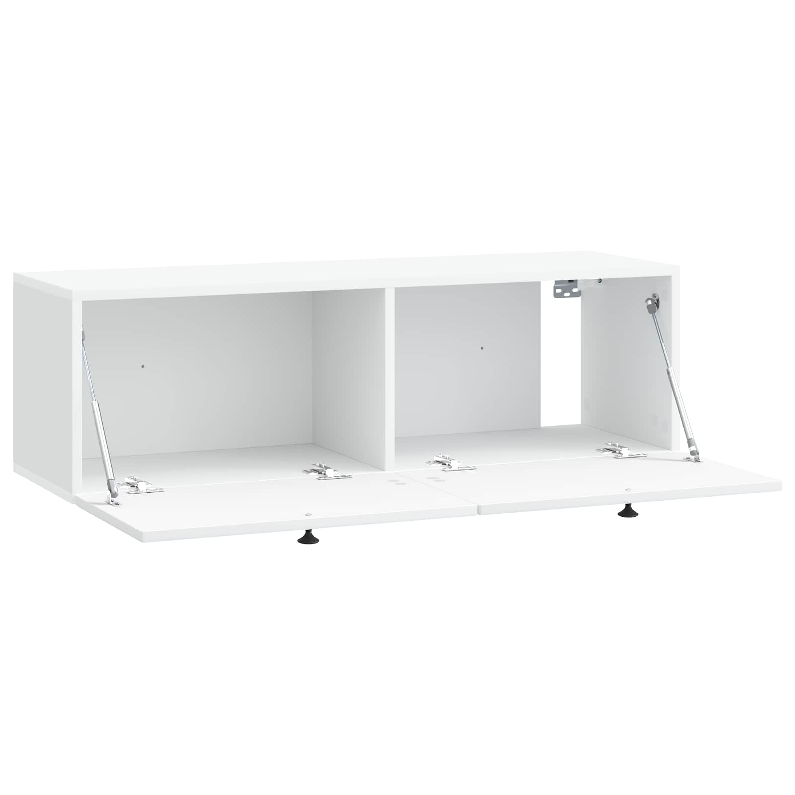 vidaXL Szafka RTV montowana na ścianie Biały 98 x 31 x 30 cm