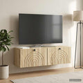 vidaXL Szafka RTV montowana na ścianie dąb Sonoma 98 x 31 x 30 cm