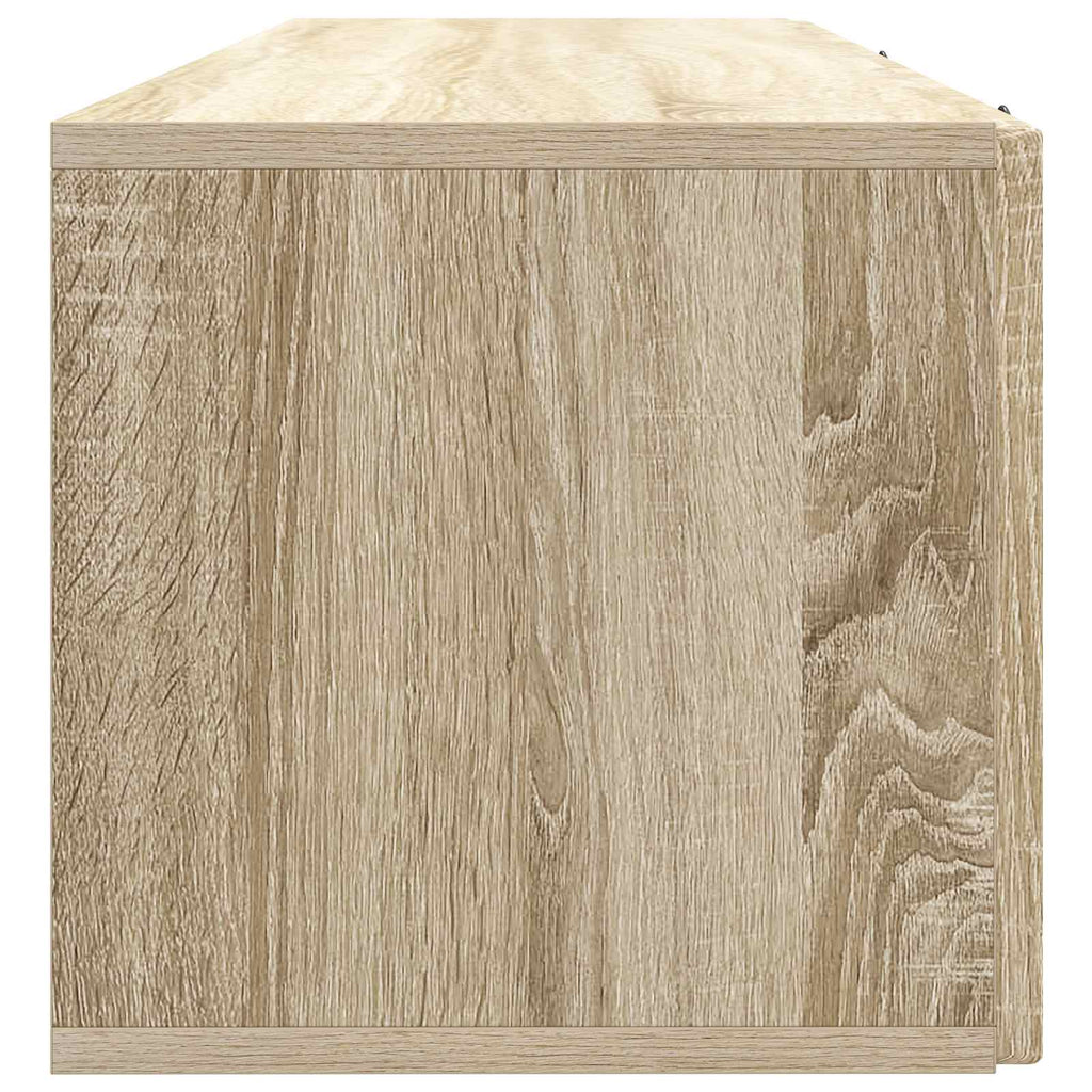 vidaXL Szafka RTV montowana na ścianie dąb Sonoma 98 x 31 x 30 cm