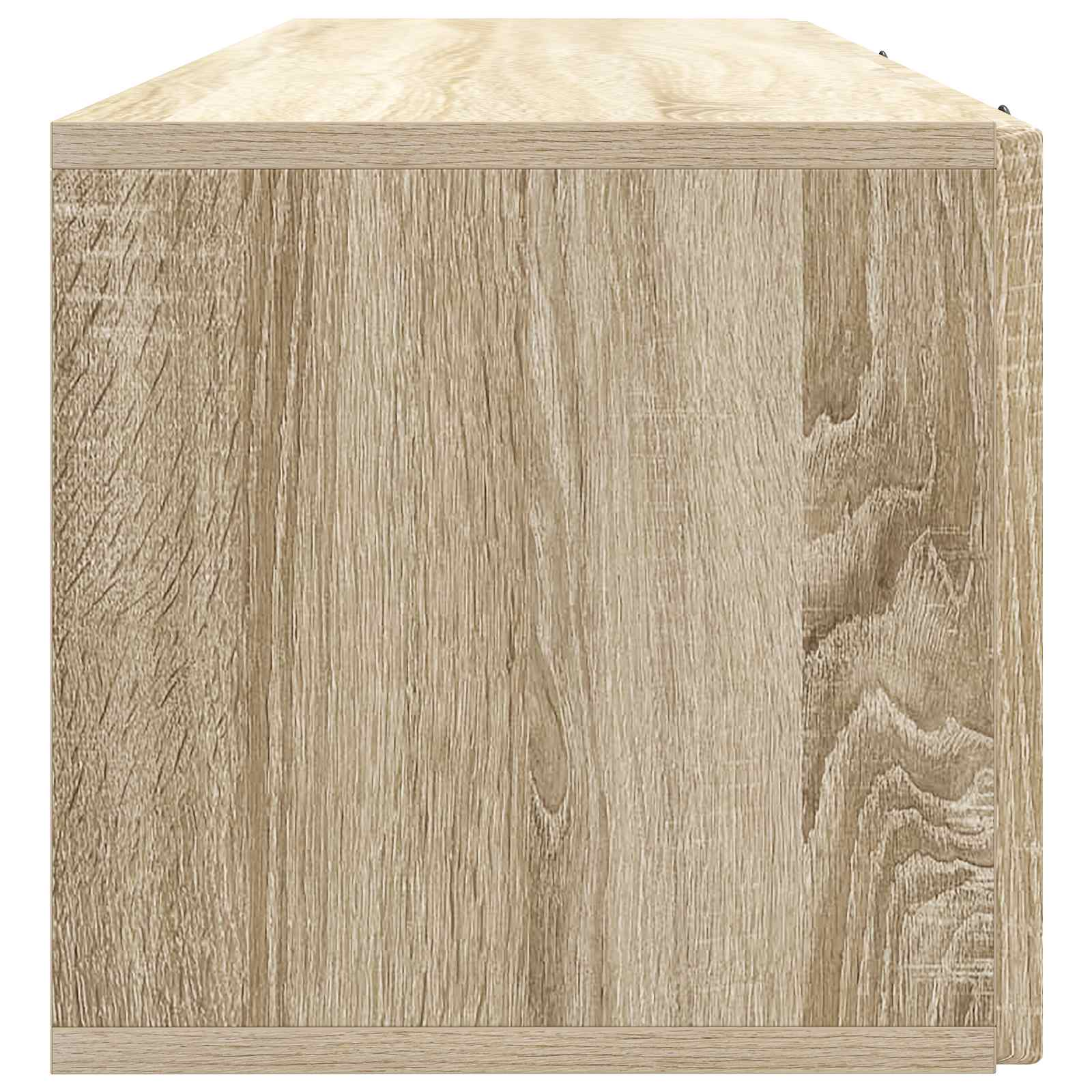 vidaXL Szafka RTV montowana na ścianie dąb Sonoma 98 x 31 x 30 cm