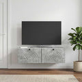 vidaXL Szafka RTV montowana na ścianie Betonowy szary 98 x 31 x 30 cm