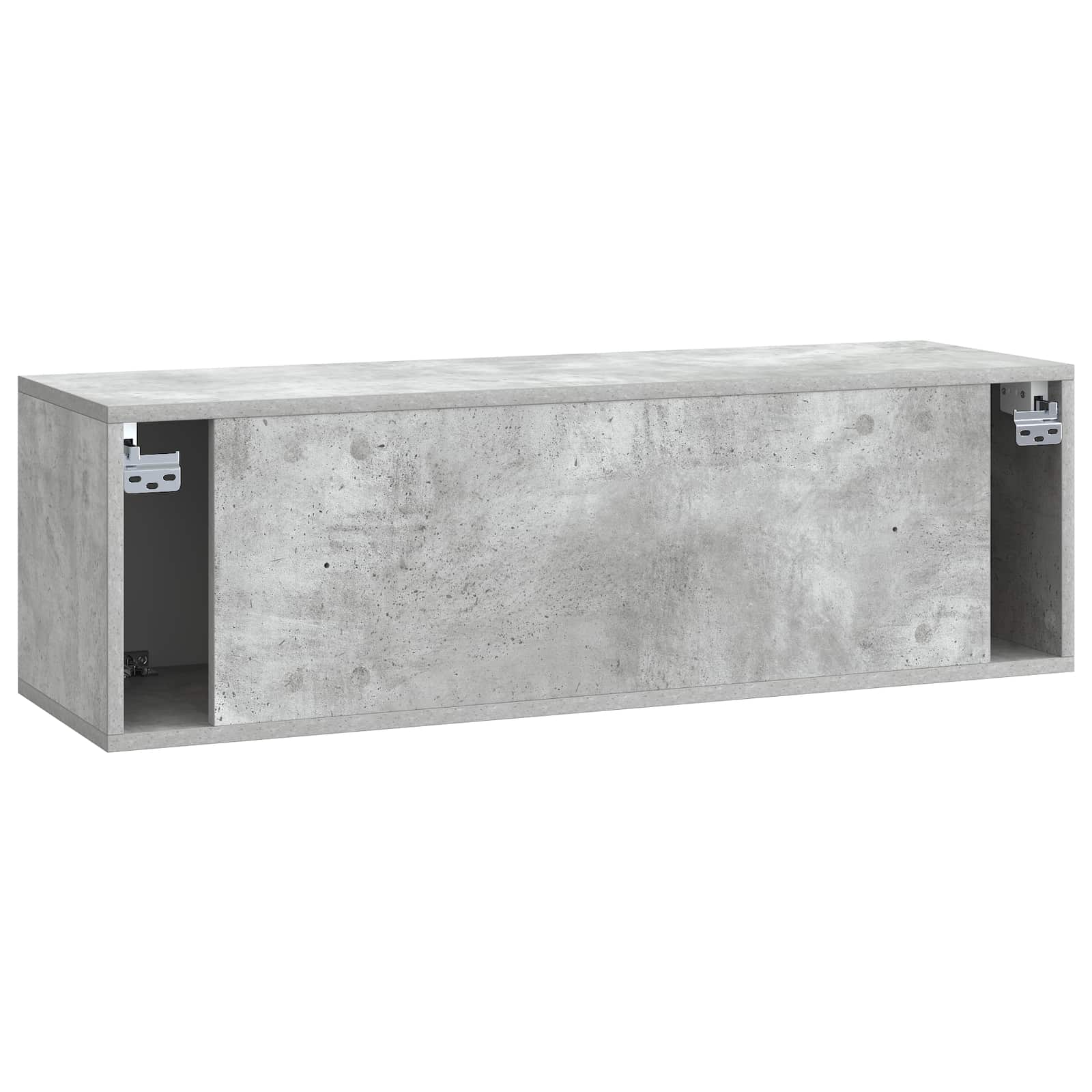 vidaXL Szafka RTV montowana na ścianie Betonowy szary 98 x 31 x 30 cm