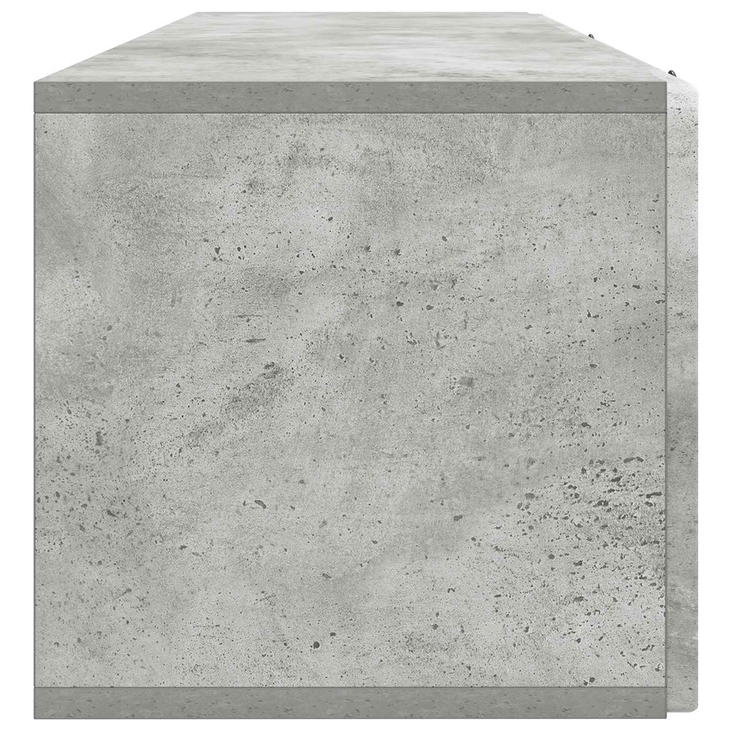 vidaXL Szafka RTV montowana na ścianie Betonowy szary 98 x 31 x 30 cm
