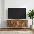 vidaXL Szafka RTV montowana na ścianie Dąb wędzony 98 x 31 x 30 cm
