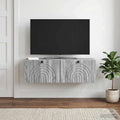 vidaXL Szafka RTV montowana na ścianie Szary Sonoma 98 x 31 x 30 cm