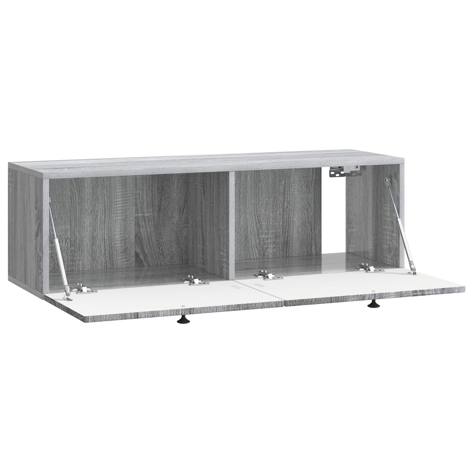vidaXL Szafka RTV montowana na ścianie Szary Sonoma 98 x 31 x 30 cm