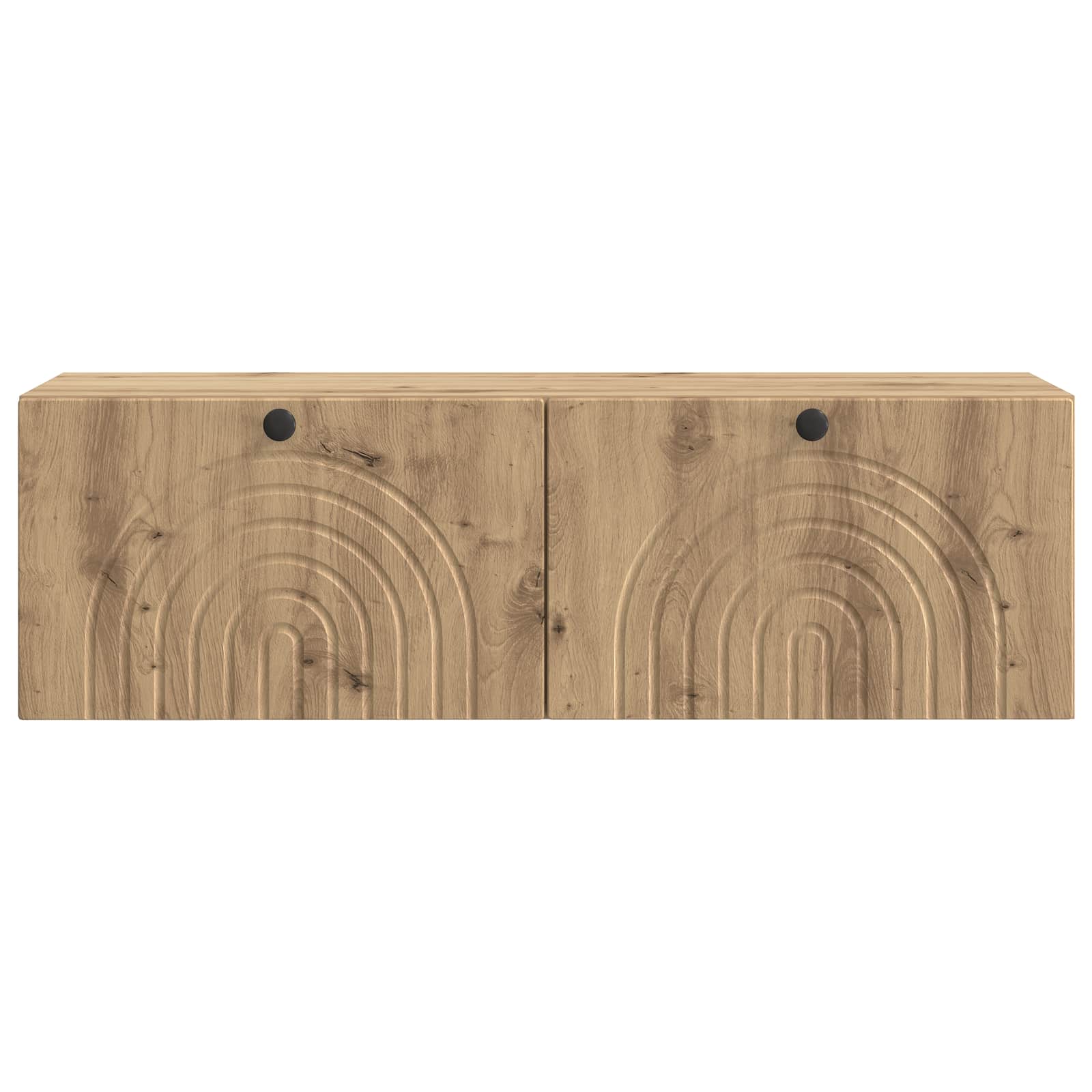 vidaXL Szafka RTV montowana na ścianie Dąb artisan 98 x 31 x 30 cm