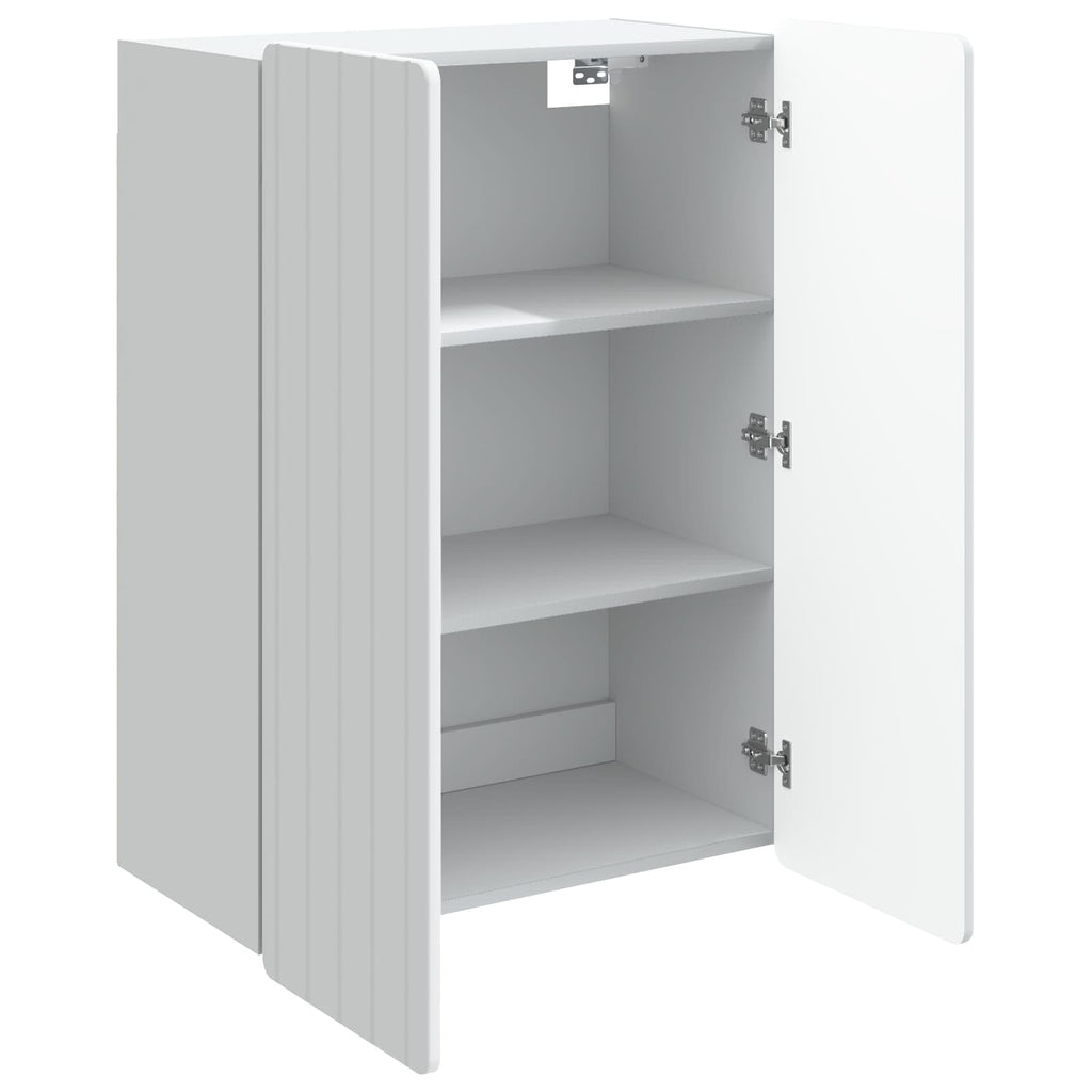 vidaXL Szafka ścienna Biały 66 x 34,5 x 92 cm Drewno inżynieryjne