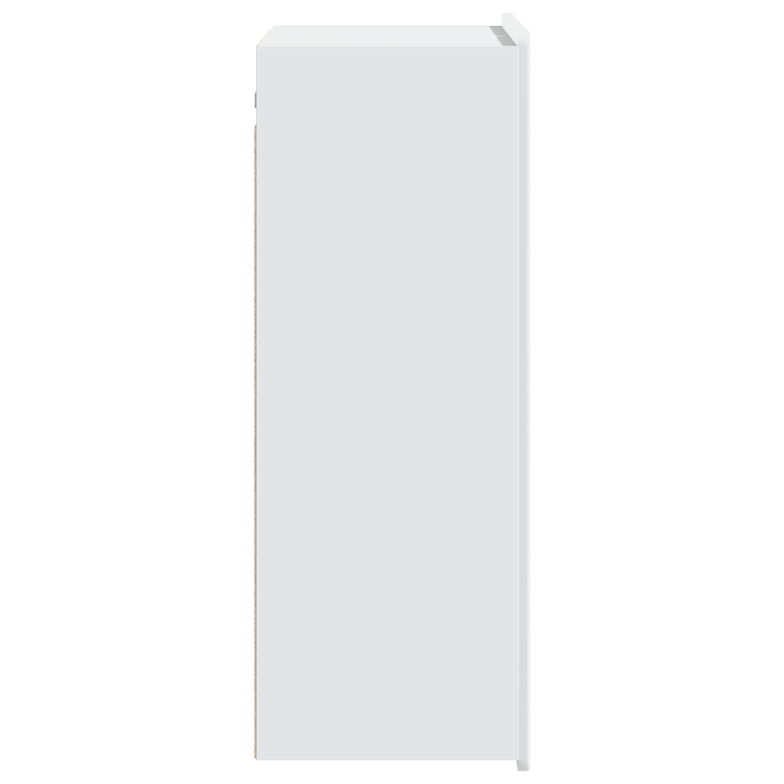 vidaXL Szafka ścienna Biały 66 x 34,5 x 92 cm Drewno inżynieryjne