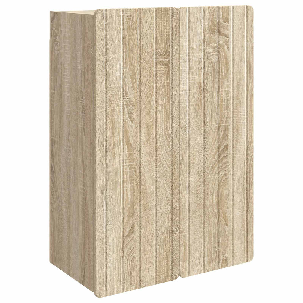 vidaXL Szafka ścienna dąb Sonoma 66 x 34,5 x 92 cm Drewno inżynieryjne