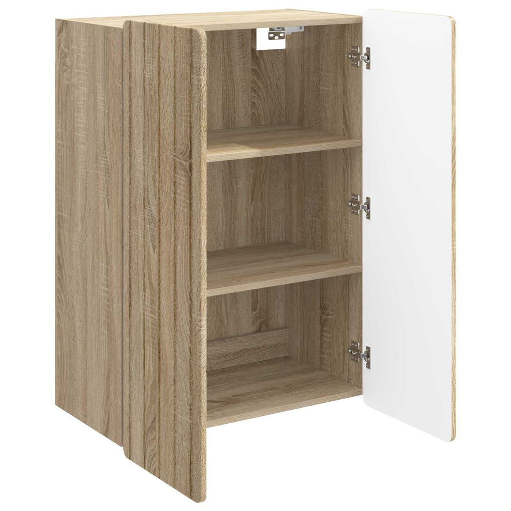 vidaXL Szafka ścienna dąb Sonoma 66 x 34,5 x 92 cm Drewno inżynieryjne