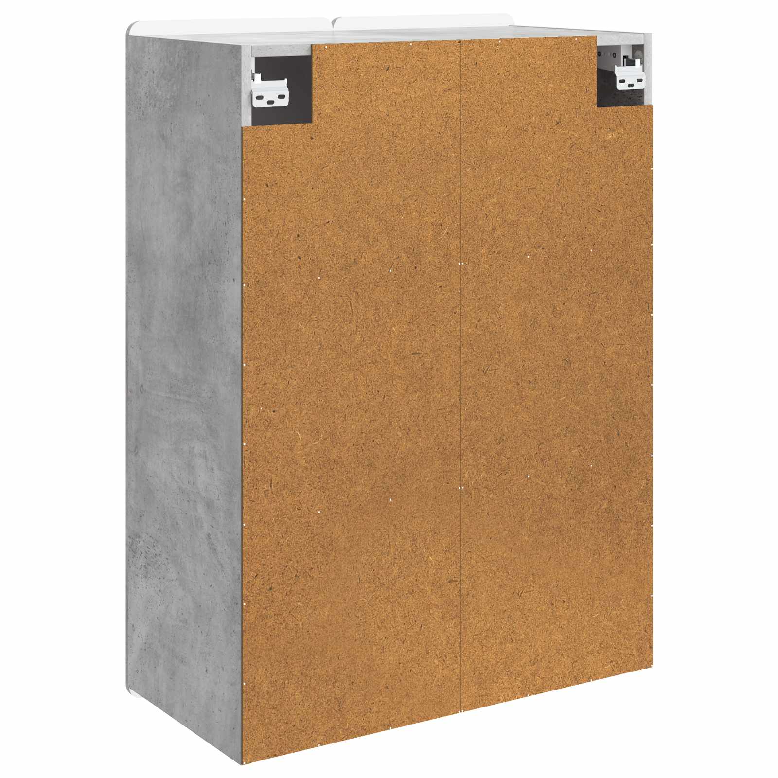 vidaXL Szafka ścienna Betonowy szary 66 x 34,5 x 92 cm