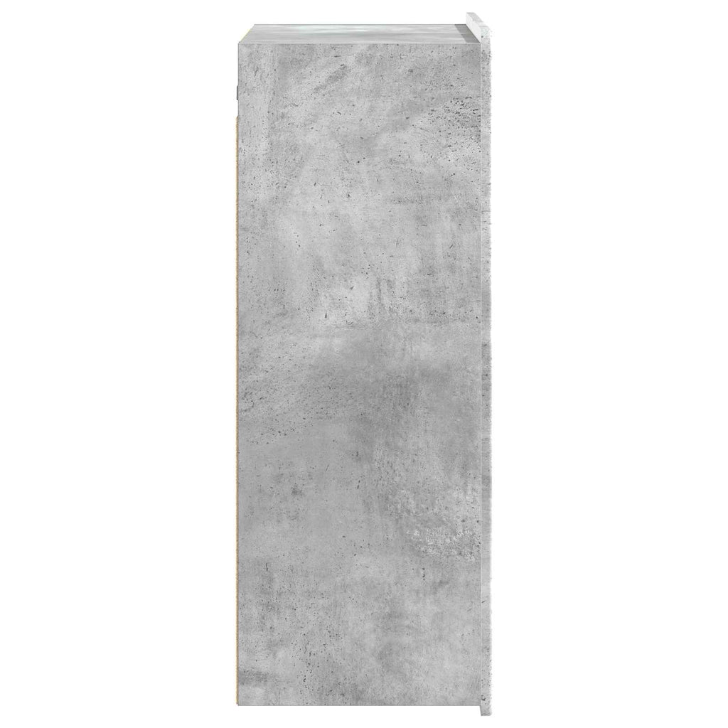 vidaXL Szafka ścienna Betonowy szary 66 x 34,5 x 92 cm