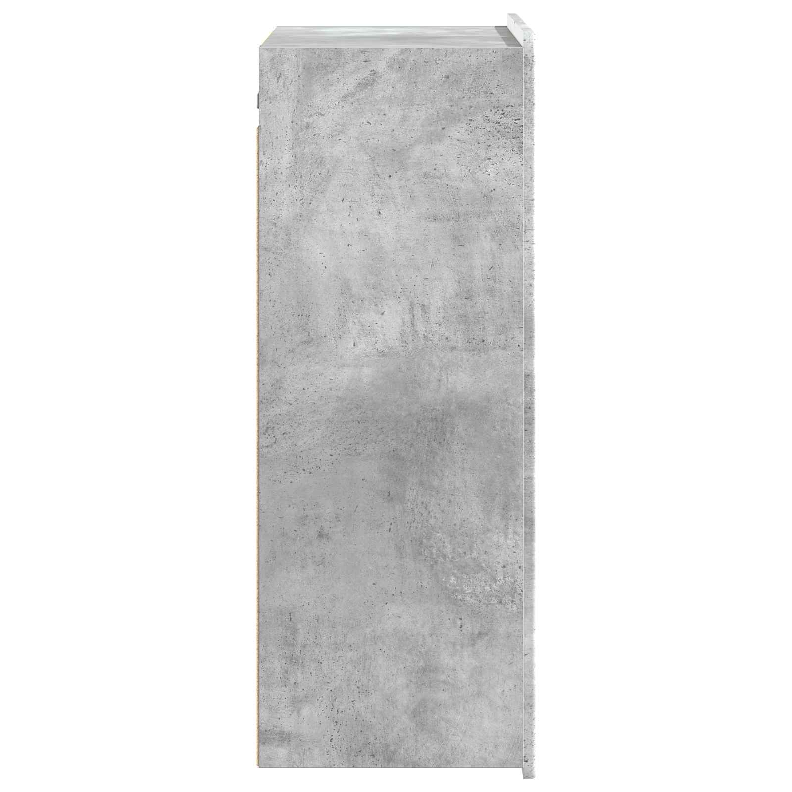 vidaXL Szafka ścienna Betonowy szary 66 x 34,5 x 92 cm