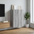 vidaXL Szafka ścienna Szary Sonoma 66 x 34,5 x 92 cm