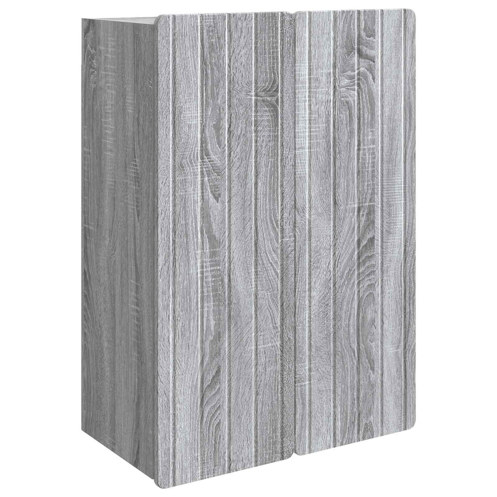 vidaXL Szafka ścienna Szary Sonoma 66 x 34,5 x 92 cm