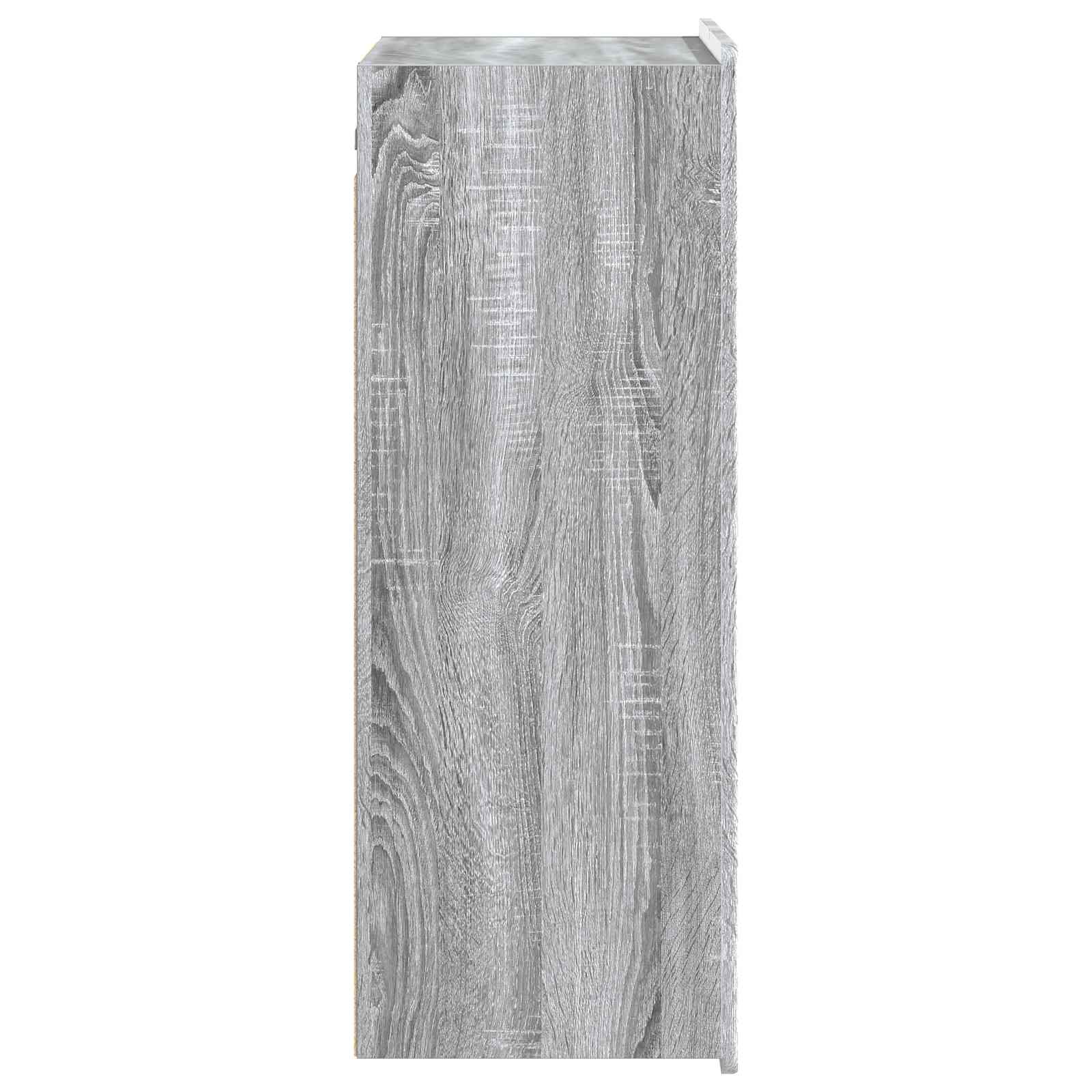 vidaXL Szafka ścienna Szary Sonoma 66 x 34,5 x 92 cm