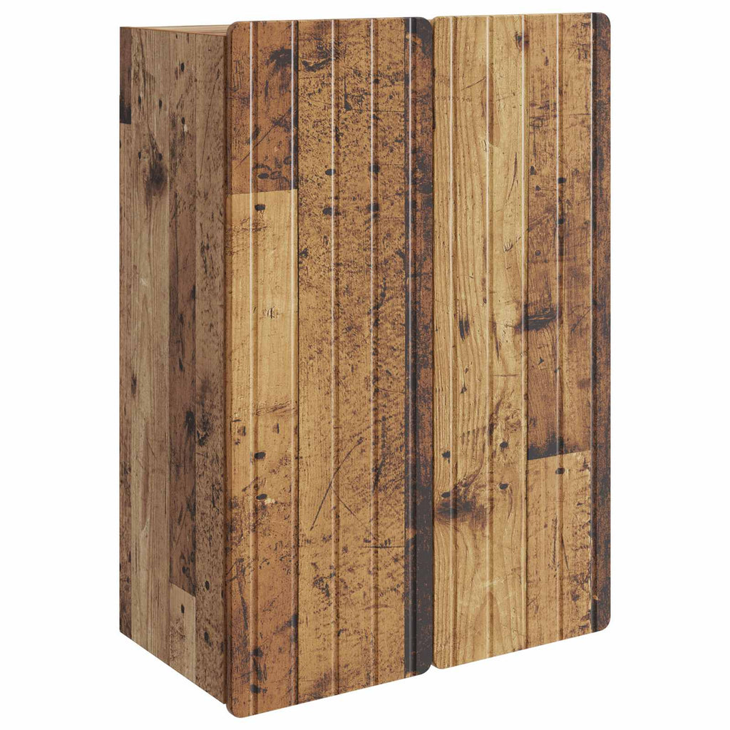 vidaXL Szafka ścienna Stare drewno 66 x 34,5 x 92 cm