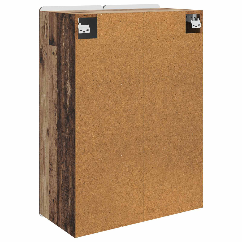 vidaXL Szafka ścienna Stare drewno 66 x 34,5 x 92 cm
