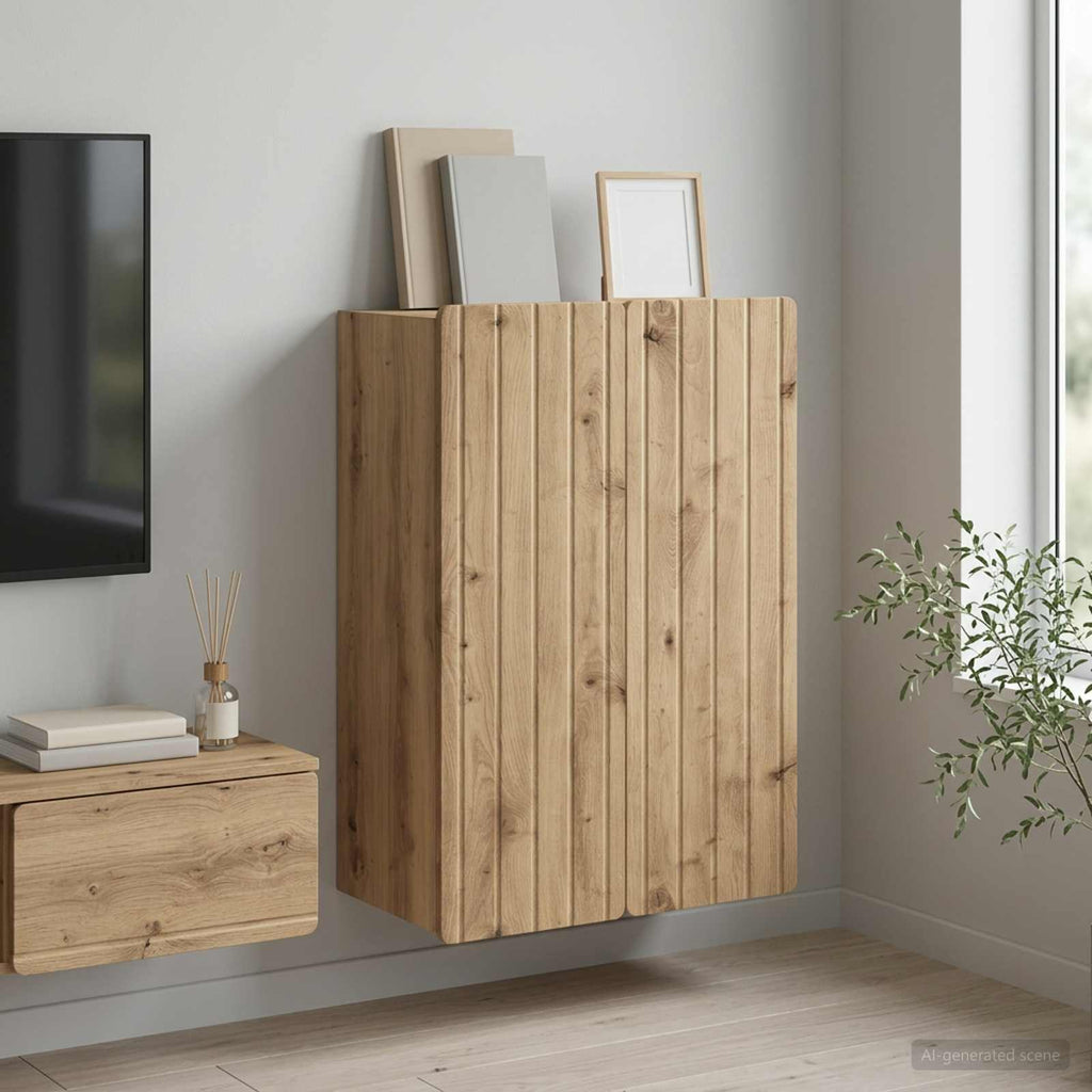 vidaXL Szafka ścienna 66 x 34,5 x 92 cm Drewno inżynieryjne