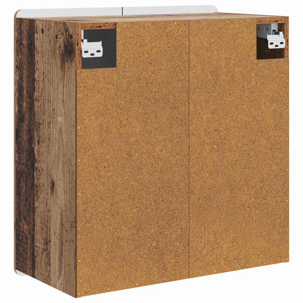 vidaXL Szafka ścienna Stare drewno 59 x 31 x 64 cm Drewno inżynieryjne