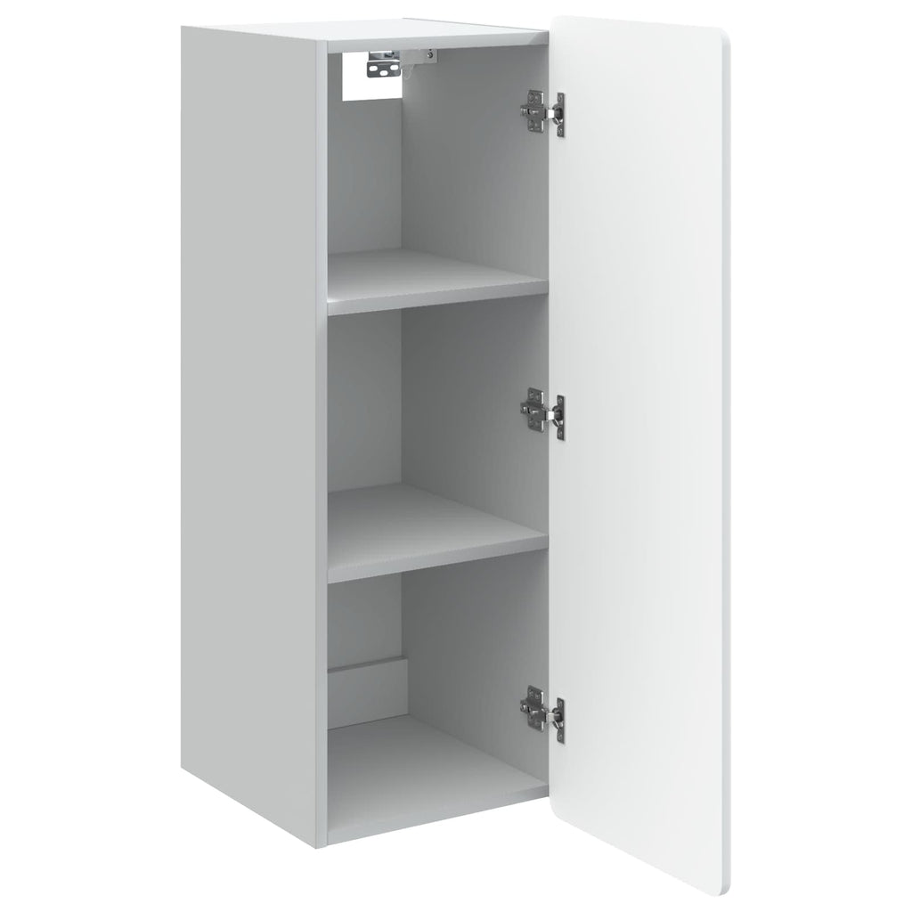 vidaXL Szafka ścienna Biały 33 x 34,5 x 94 cm Drewno inżynieryjne