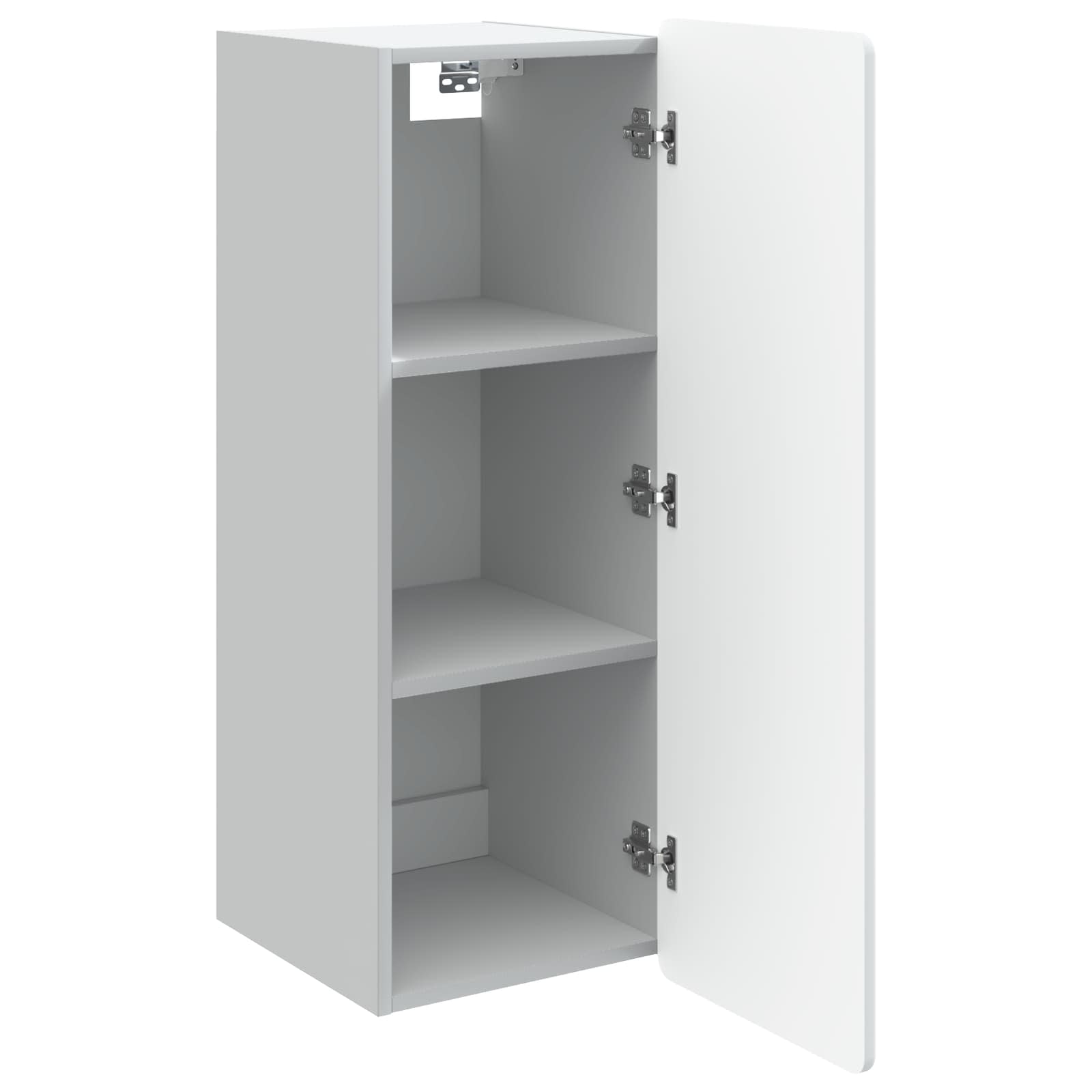 vidaXL Szafka ścienna Biały 33 x 34,5 x 94 cm Drewno inżynieryjne