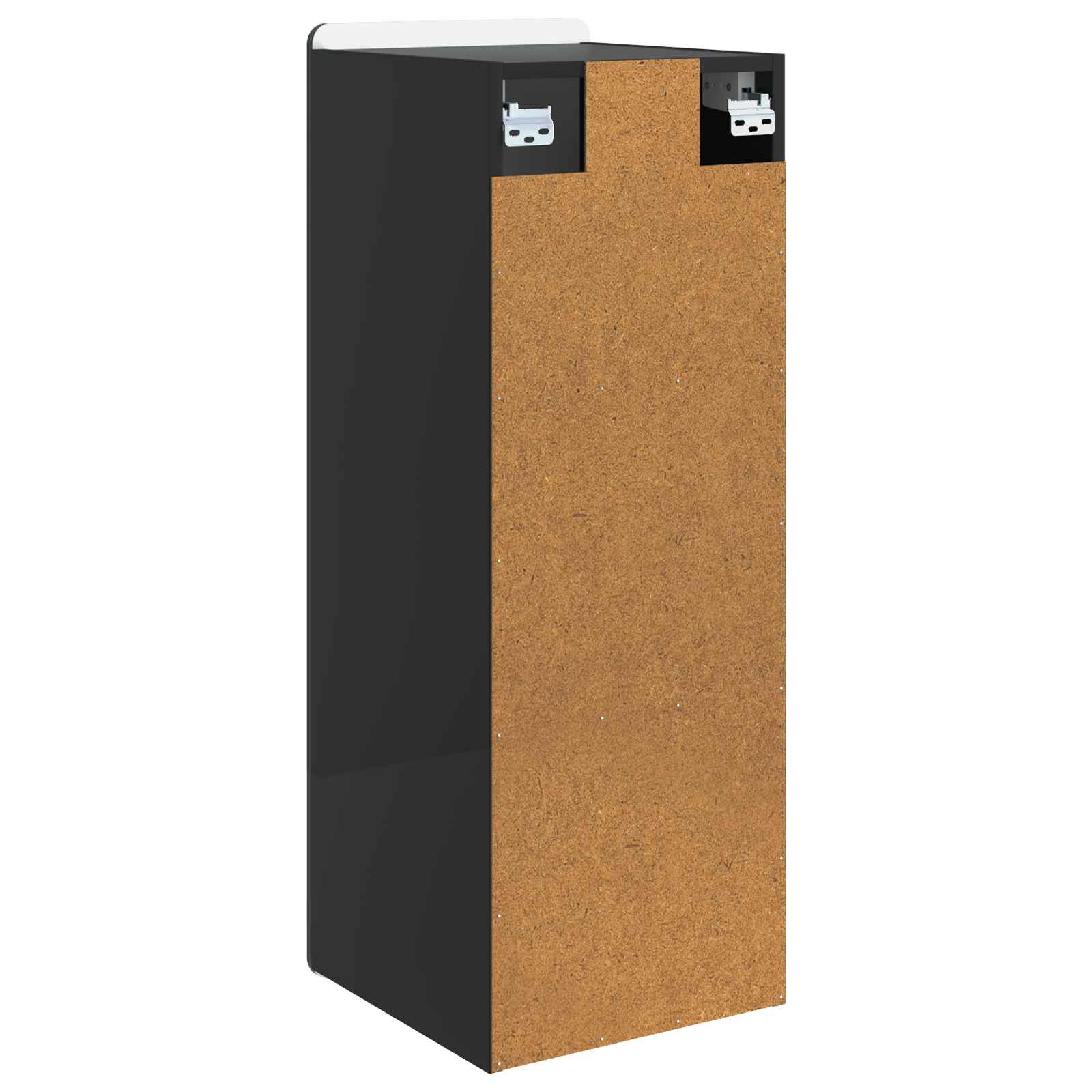 vidaXL Szafka ścienna Czarny 33 x 34,5 x 94 cm Drewno inżynieryjne