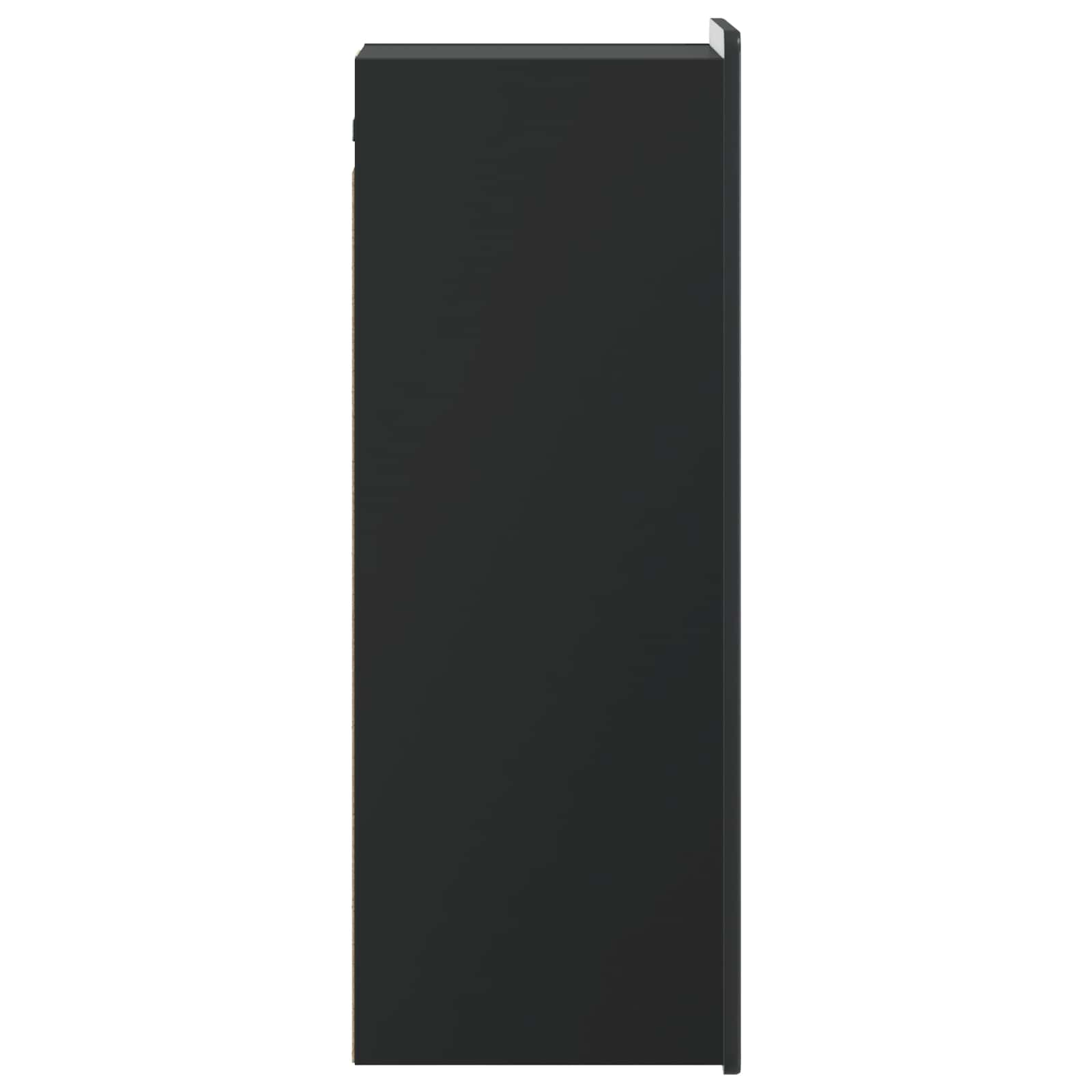 vidaXL Szafka ścienna Czarny 33 x 34,5 x 94 cm Drewno inżynieryjne