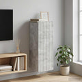 vidaXL Szafka ścienna Betonowy szary 33 x 34,5 x 94 cm
