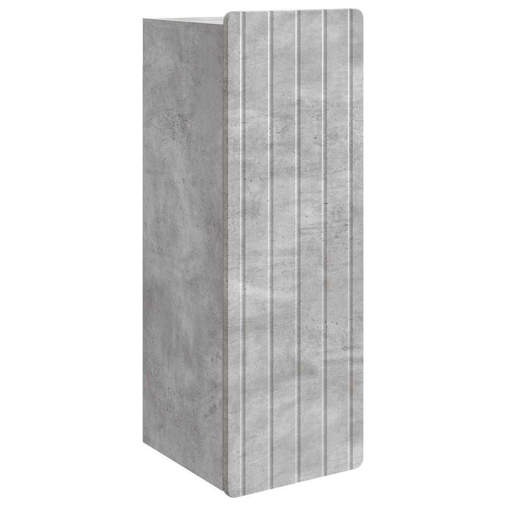 vidaXL Szafka ścienna Betonowy szary 33 x 34,5 x 94 cm