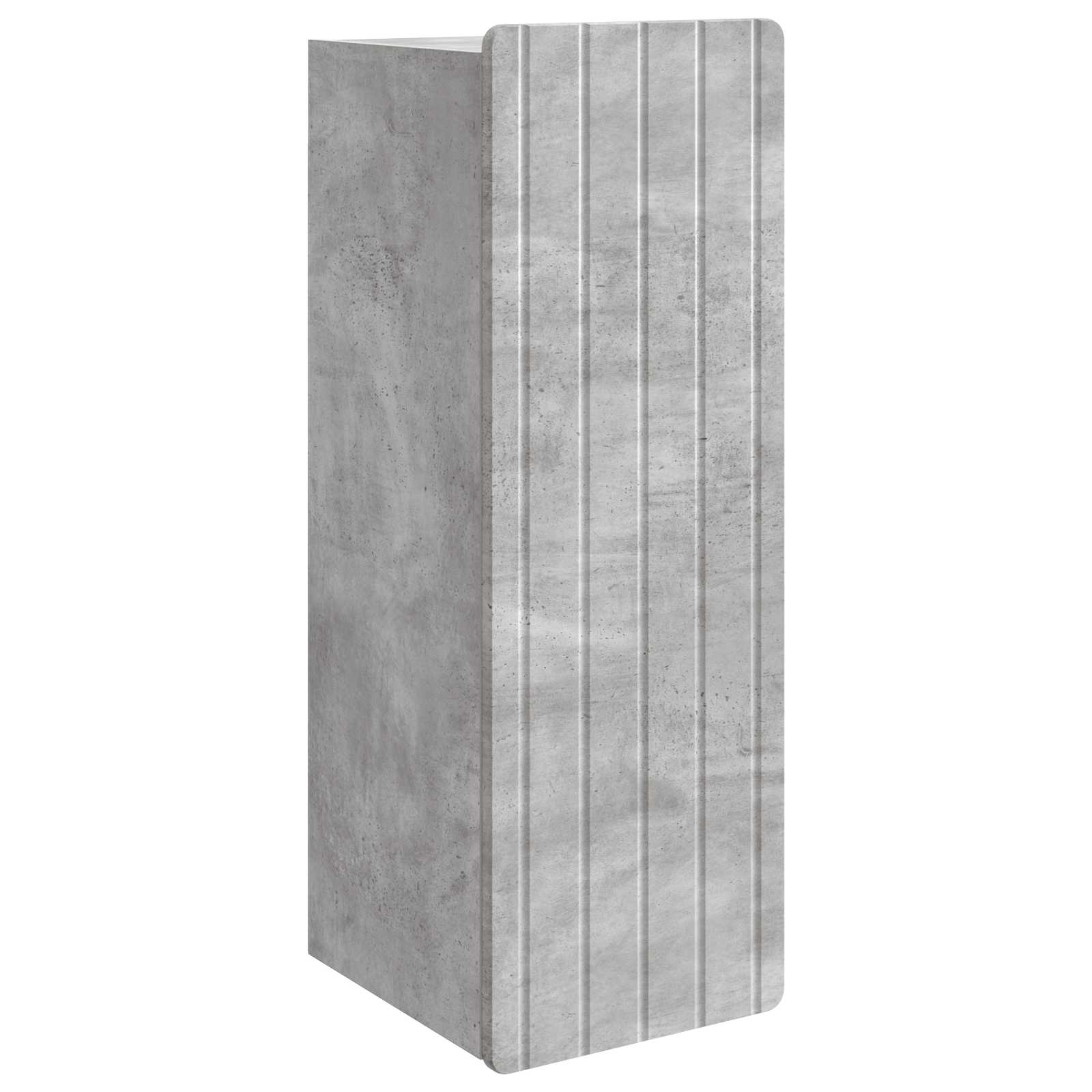 vidaXL Szafka ścienna Betonowy szary 33 x 34,5 x 94 cm