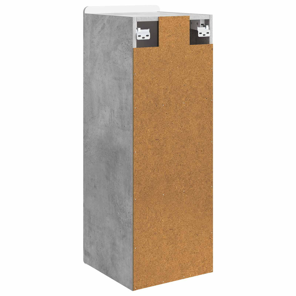 vidaXL Szafka ścienna Betonowy szary 33 x 34,5 x 94 cm
