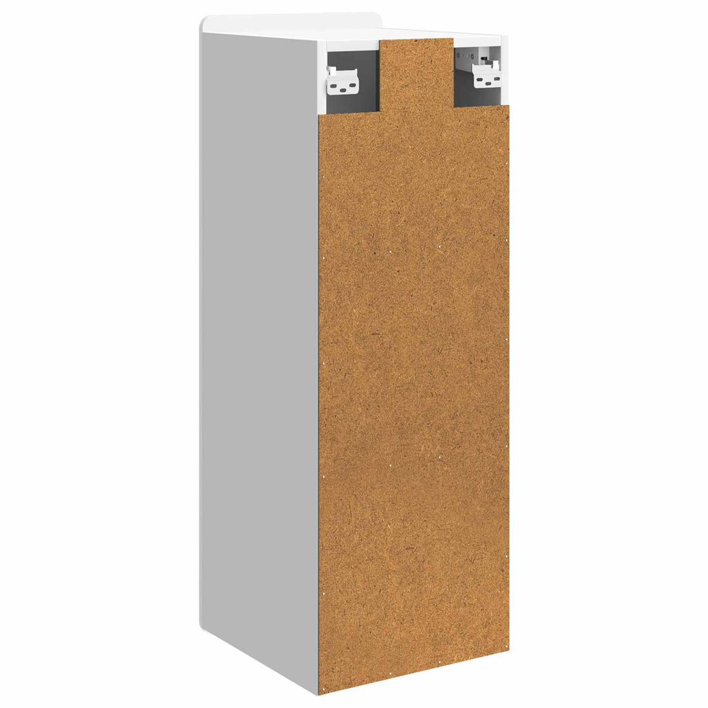 vidaXL Szafka ścienna Biały wysoki połysk 33 x 34,5 x 94 cm