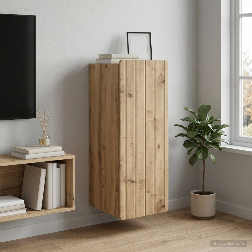 vidaXL Szafka ścienna 33 x 34,5 x 94 cm Drewno inżynieryjne