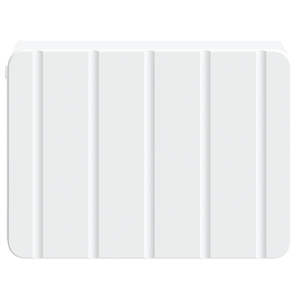 vidaXL Wisząca Szafka Nocna z szufladą 2 pcs Biały 33 x 34,5 x 24 cm