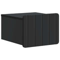 vidaXL Wisząca Szafka Nocna z szufladą Czarny 33 x 34,5 x 24 cm
