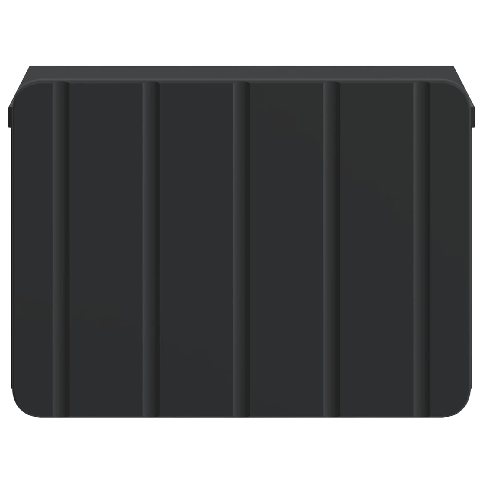 vidaXL Wisząca Szafka Nocna z szufladą Czarny 33 x 34,5 x 24 cm