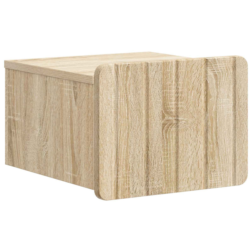vidaXL Wisząca Szafka Nocna 2 pcs dąb Sonoma 33 x 34,5 x 24 cm
