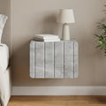 vidaXL Wisząca Szafka Nocna Betonowy szary 33 x 34,5 x 24 cm