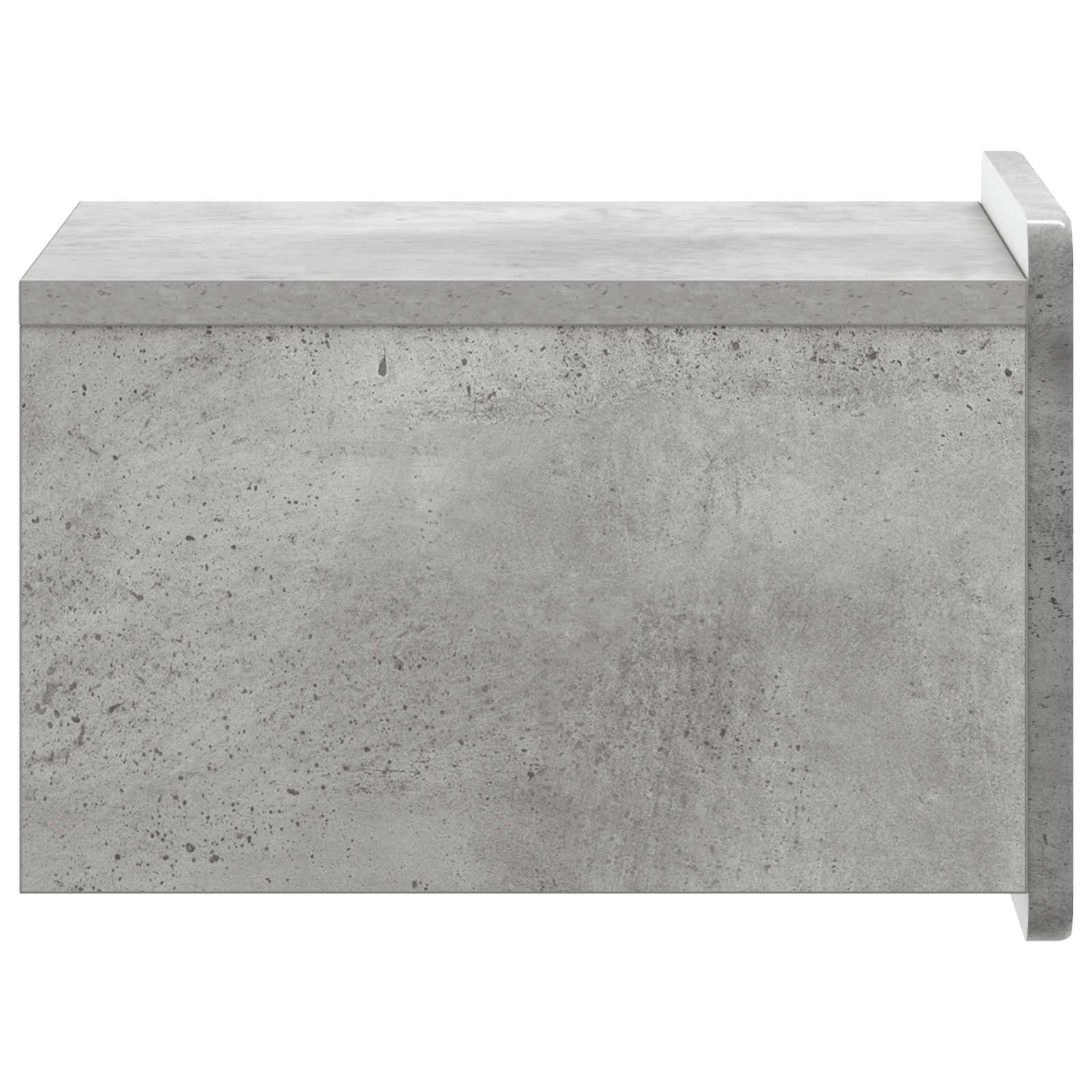 vidaXL Wisząca Szafka Nocna Betonowy szary 33 x 34,5 x 24 cm