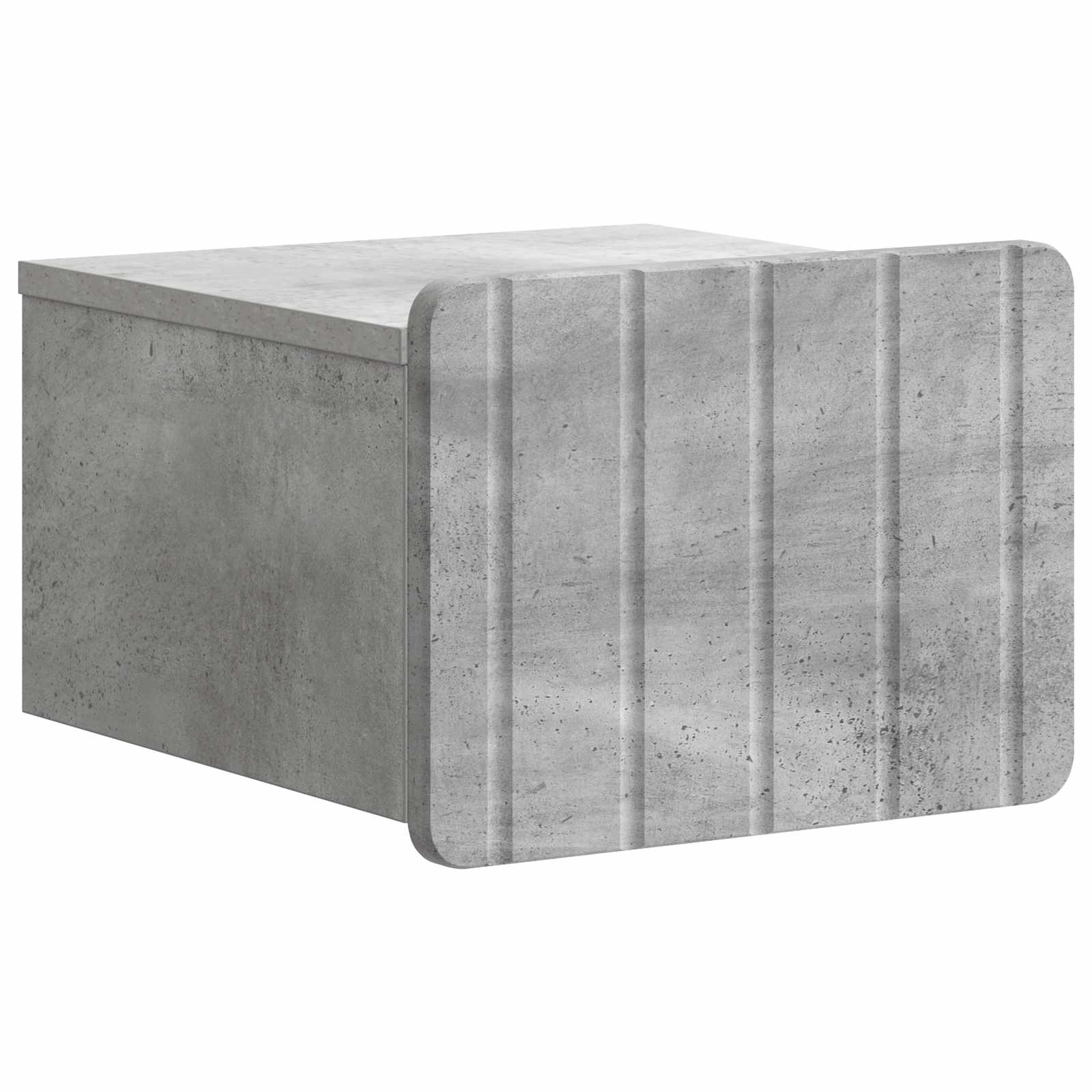 vidaXL Wisząca Szafka Nocna 2 pcs Betonowy szary 33 x 34,5 x 24 cm