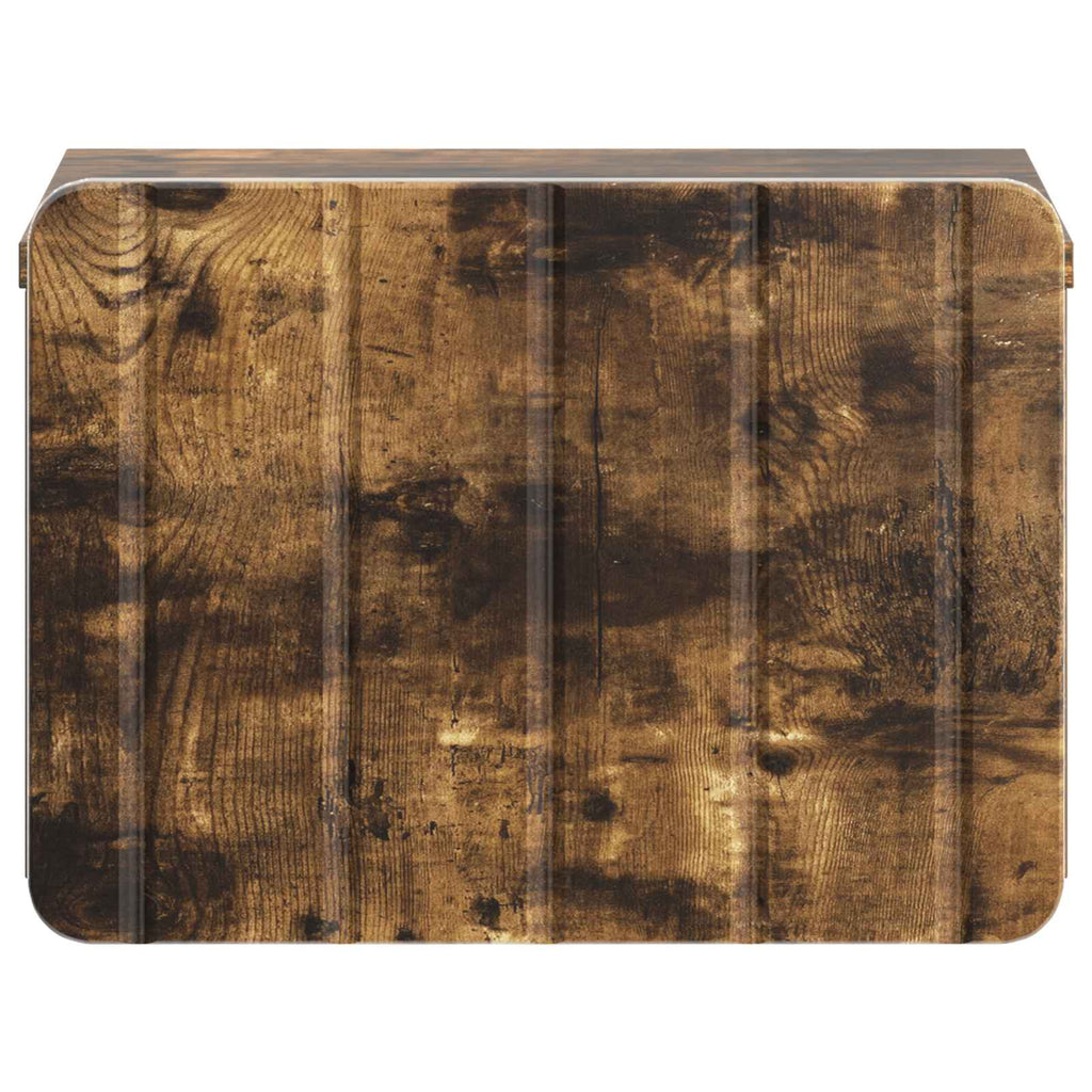 vidaXL Wisząca Szafka Nocna 2 pcs Dąb wędzony 33 x 34,5 x 24 cm
