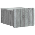 vidaXL Wisząca Szafka Nocna z szufladą Szary Sonoma 33 x 34,5 x 24 cm