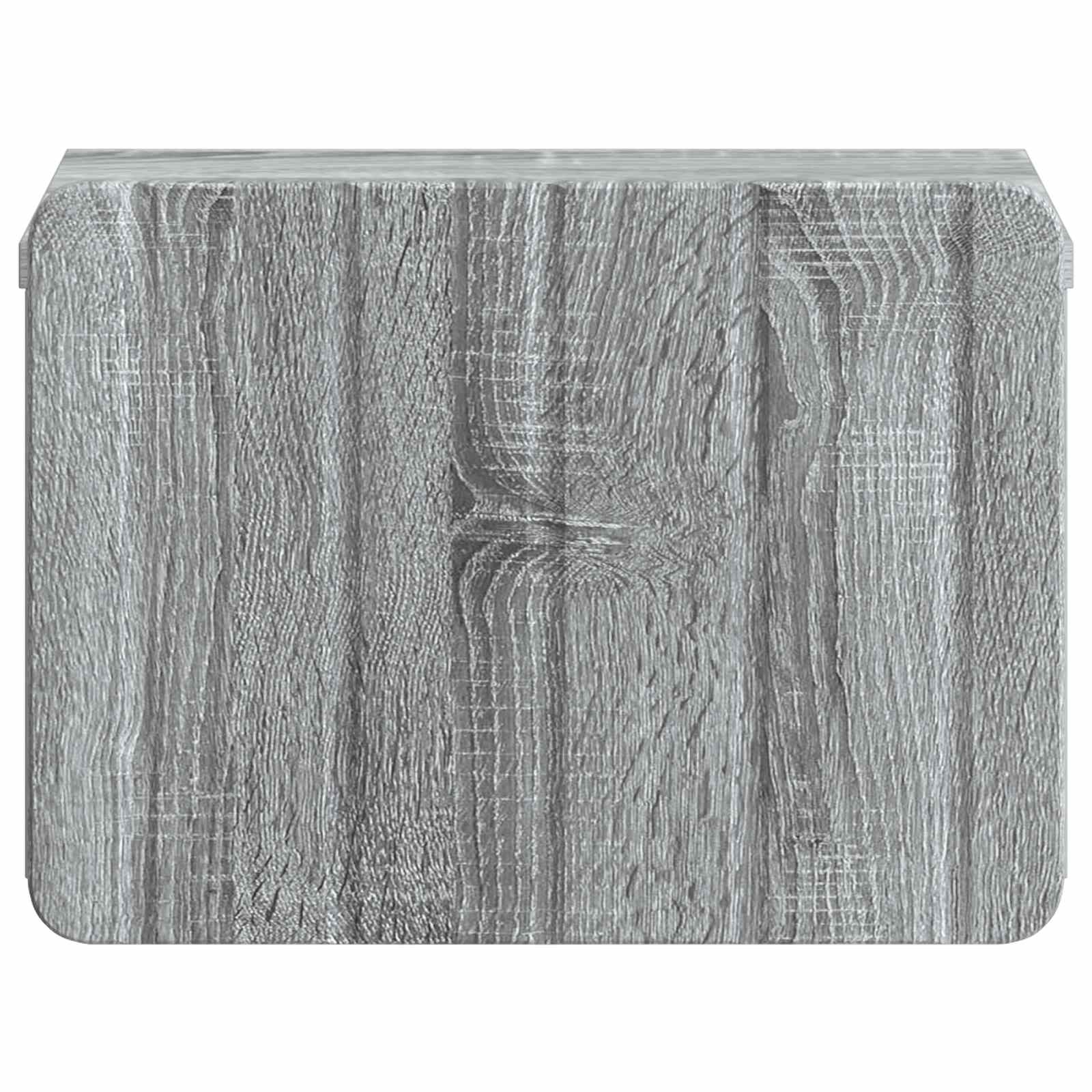 vidaXL Wisząca Szafka Nocna z szufladą Szary Sonoma 33 x 34,5 x 24 cm